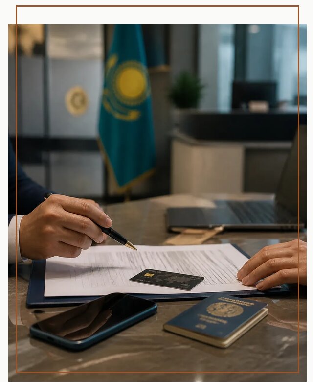 Открытие счета и банковской карты в Казахстане в Новочеркасске